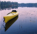Kayak on Placid Pond by Jake Richter